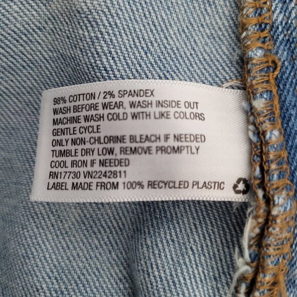 Wild Fable Distressed Short Jean Overalls - Picture 9 of 9